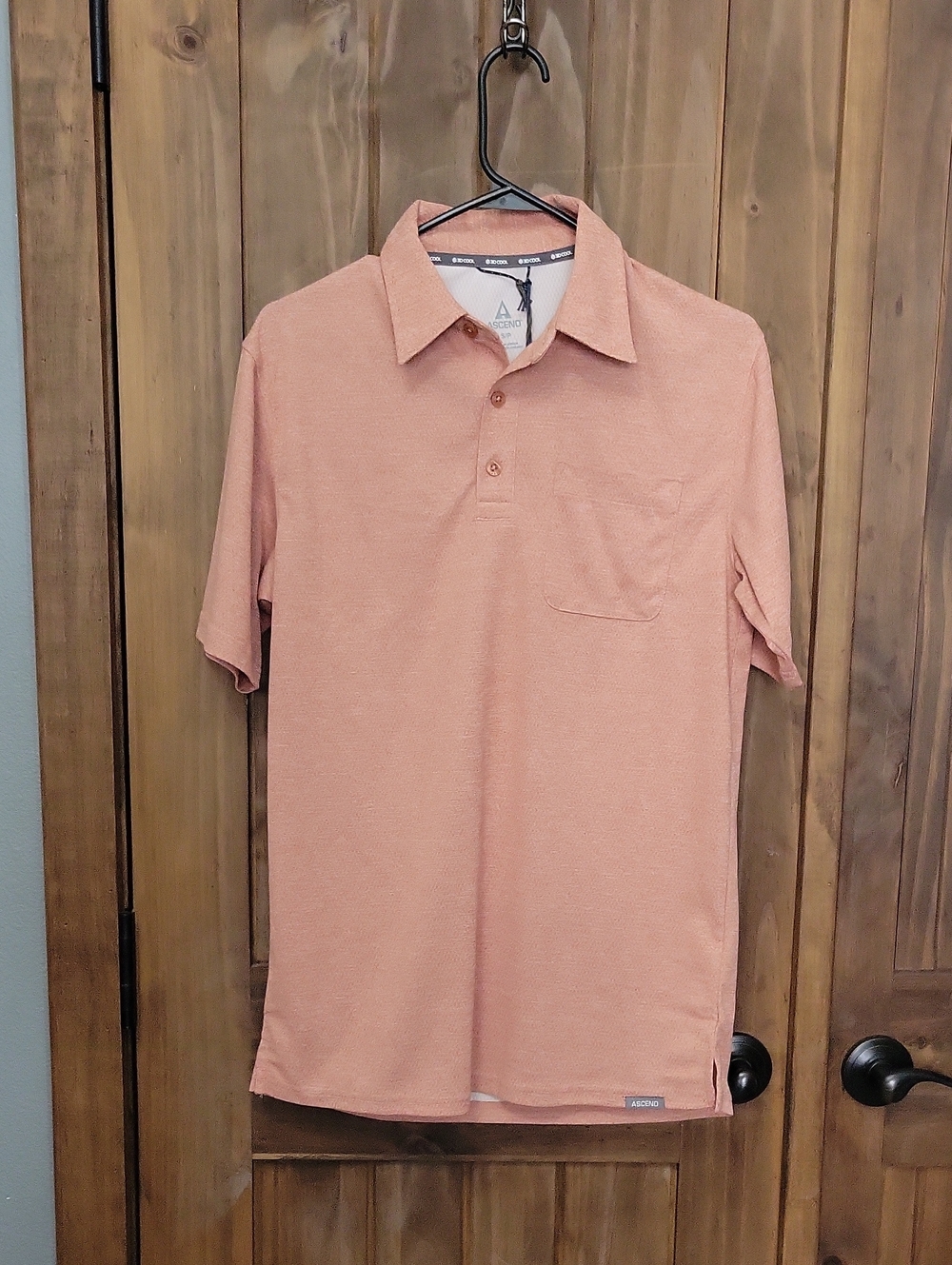 Austin Reed Men's Short Sleeve Polo Shirt - Dusty Rose